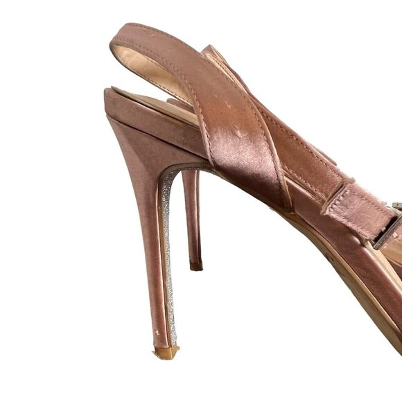 Jewel by Badgley Mischka Women's Merida Heeled Sandal Rose Size 8 M - Picture 10 of 13